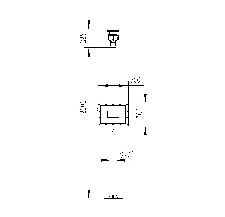 LCD screen explosion-proof weather station LCD screen explosion-proof weather station