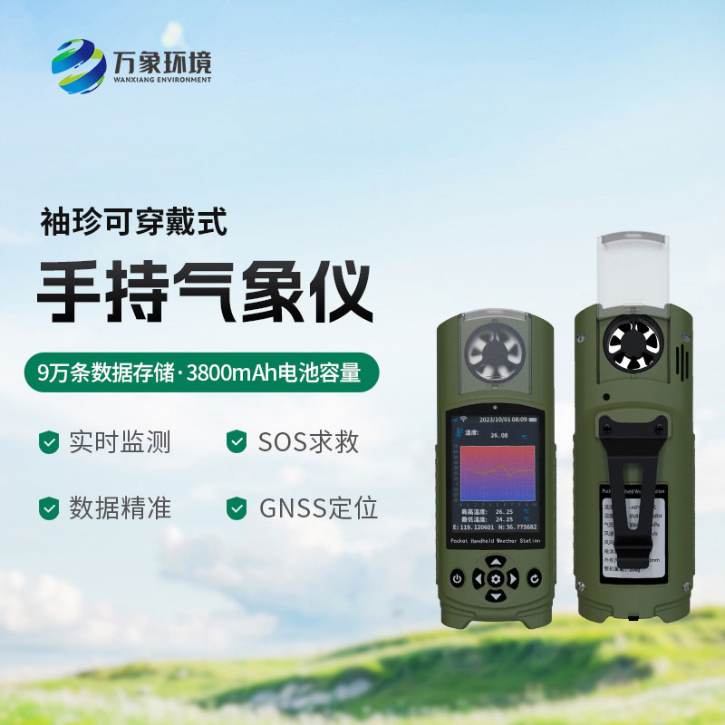 袖珍可穿戴手持氣象儀——袖珍設計，時尚與實用并存