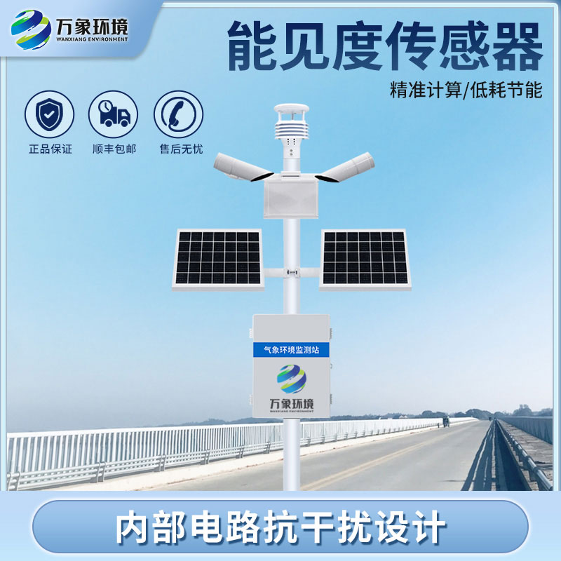 50km能見度監測站分布在高速公路沿線
