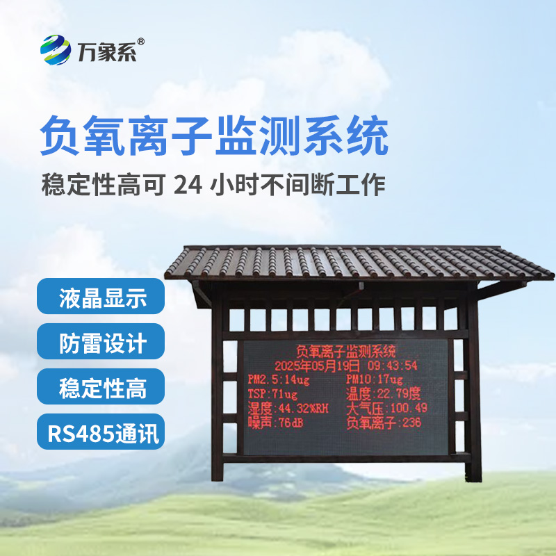 防腐木負氧離子監測站如何捕捉自然的呼吸？